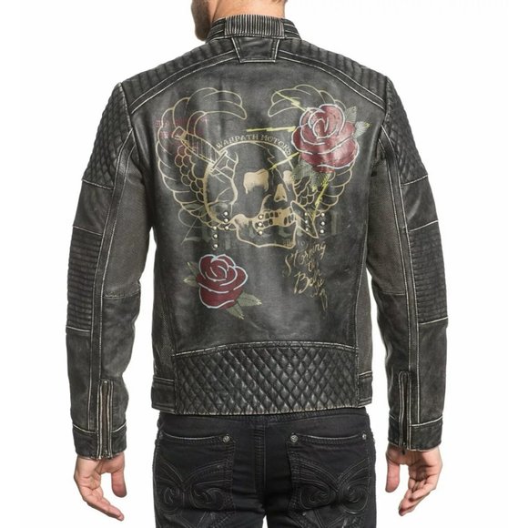 AFFLICTION Men's Jacket FAST MOTORS JACKET Limited - Picture 4 of 11